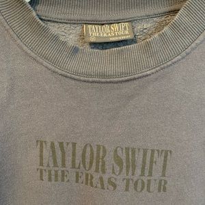 Taylor Swift Eras Blue Crewneck; I worked the concert in Philadelphia! Worn once